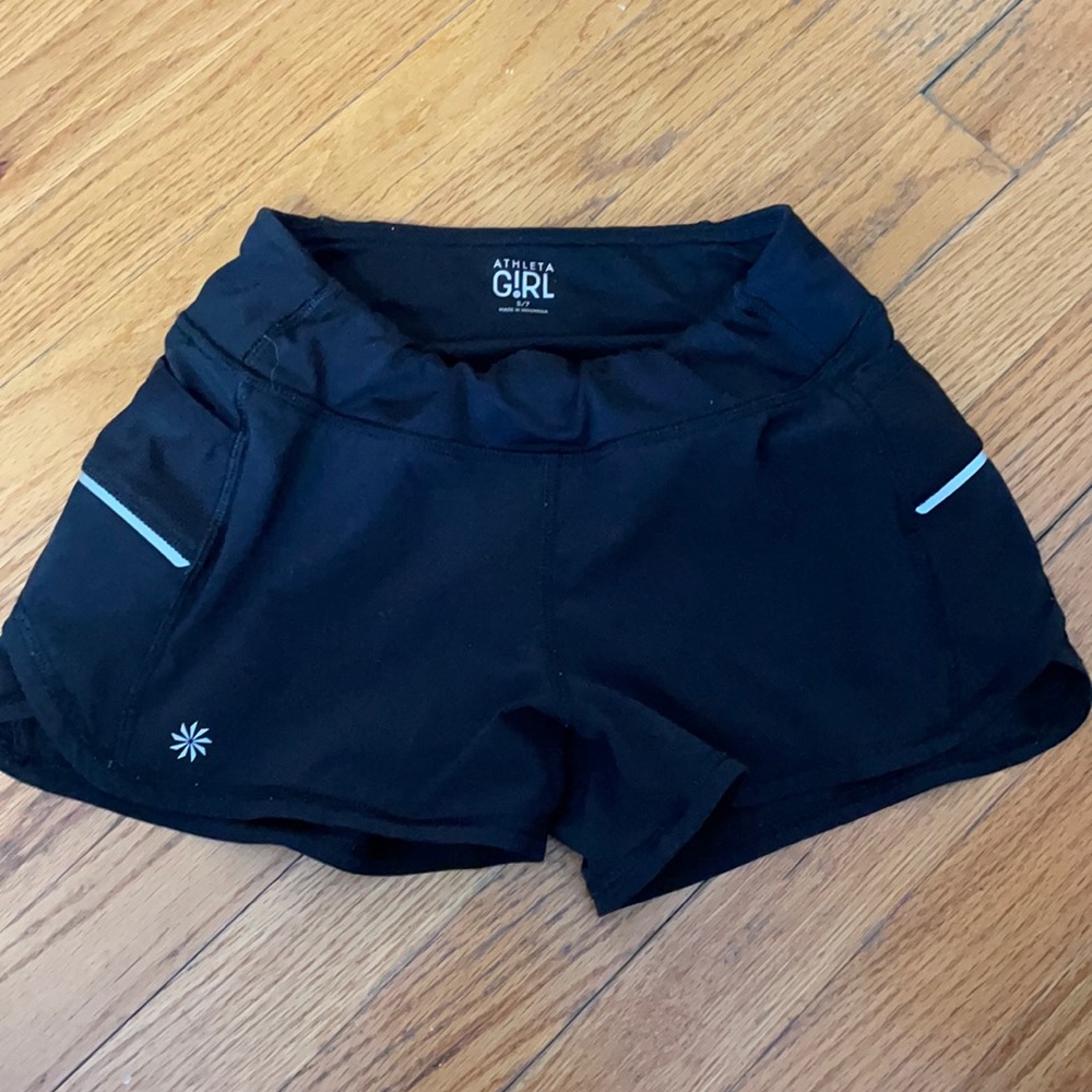 Athleta Girl Black Shorts Size S/7 Girls